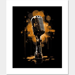 Microphone Classic Colors Posters and Art